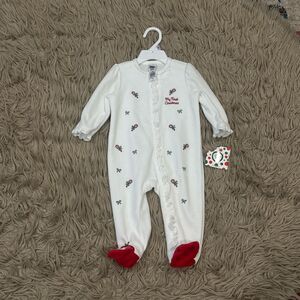 Little Me First Christmas pajamas size 9m